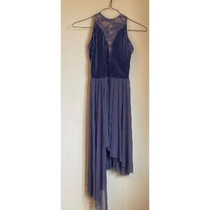 WEISSMAN Womans Dance Figure Skate Costume Purple RN64830 Medium Adult M